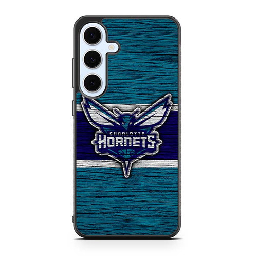Charlotte Hornets Wooden Pattern Samsung Galaxy S24 Case
