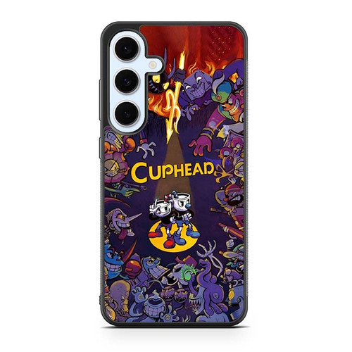 Cuphead and Mugman Inkwell Isle Samsung Galaxy S24 Case