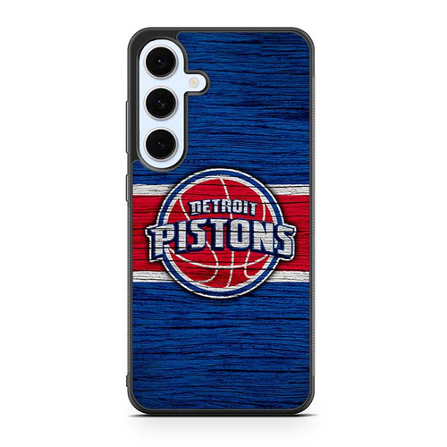 Detroit Pistons Wooden Pattern 02 Samsung Galaxy S24 Case