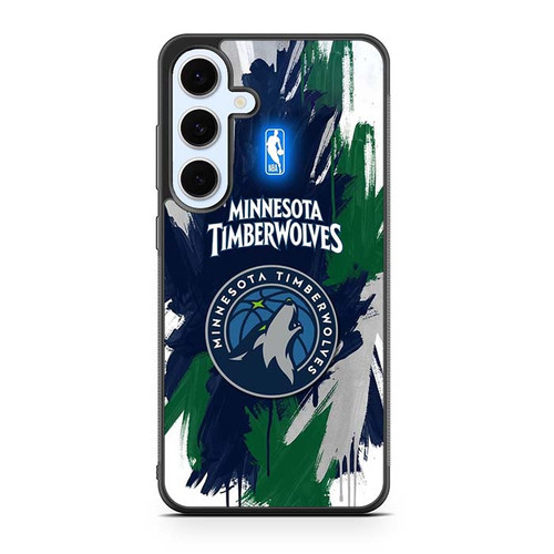 Minnesota Timberwolves Wolf and North Samsung Galaxy S24 Case