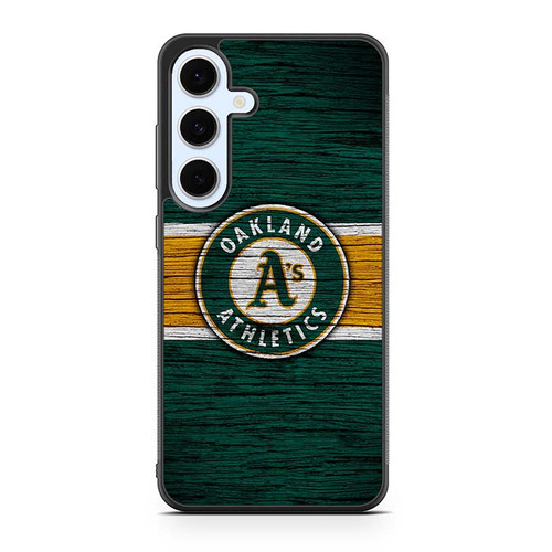 Oakland Athletics Wooden Pattern Samsung Galaxy S24 Case