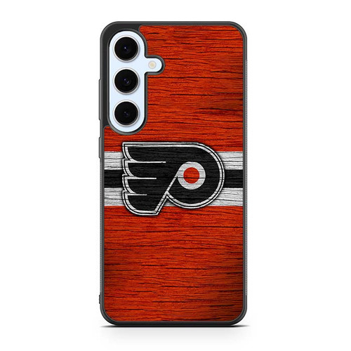 Philadelphia Flyers Wooden Pattern Samsung Galaxy S24 Case