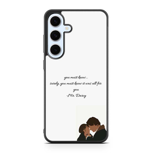 Pride and Prejudice Quote Samsung Galaxy S24 Case