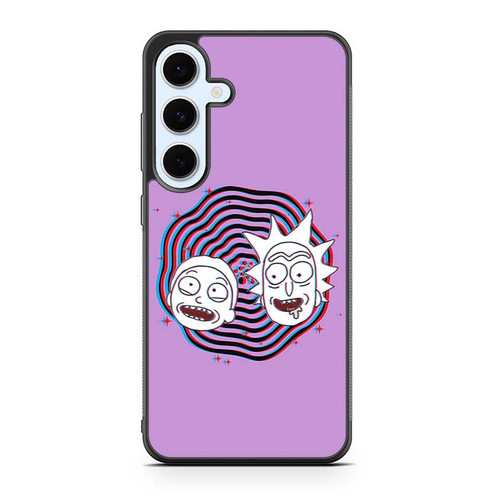 Rick and Morty Anaglyph Abyss Samsung Galaxy S24 Case