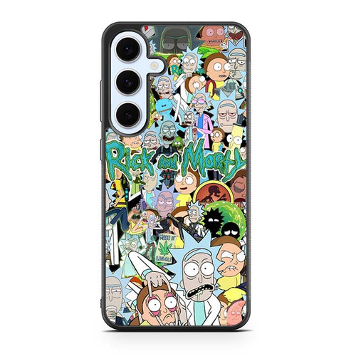 Rick And Morty Collage Samsung Galaxy S24 Case