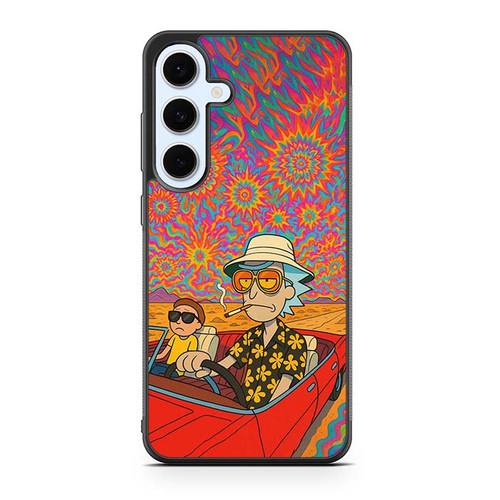 Rick and Morty Psychedelic Vibe Samsung Galaxy S24 Case