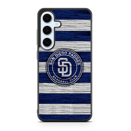 San Diego Padres Wooden Pattern Samsung Galaxy S24 Case