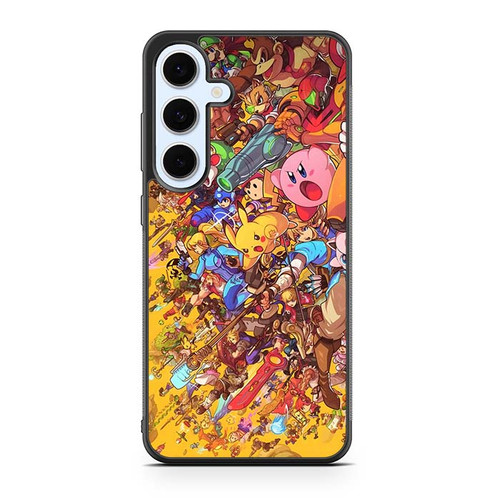 Super Smash Bros Ultimate Mural Samsung Galaxy S24 Case