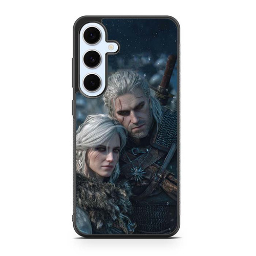 The Witcher III Geralt and Ciri Samsung Galaxy S24 Case