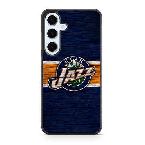 Utah Jazz Wooden Pattern Samsung Galaxy S24 Case