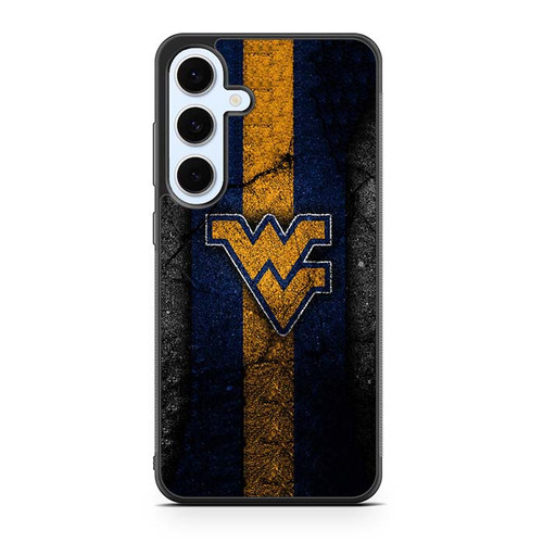 West Virginia Mountaineers Asphalt Texture Samsung Galaxy S24 Case