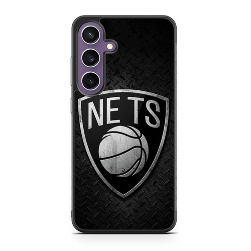 Brooklyn Nets Metal Pattern Samsung Galaxy S23 Case