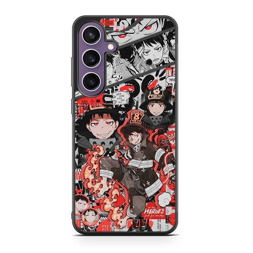Fire Force Collage Shinra Kusakabe Samsung Galaxy S23 Case