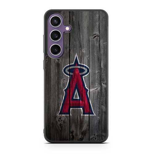 Los Angeles Angels Wooden Pattern Samsung Galaxy S23 Case