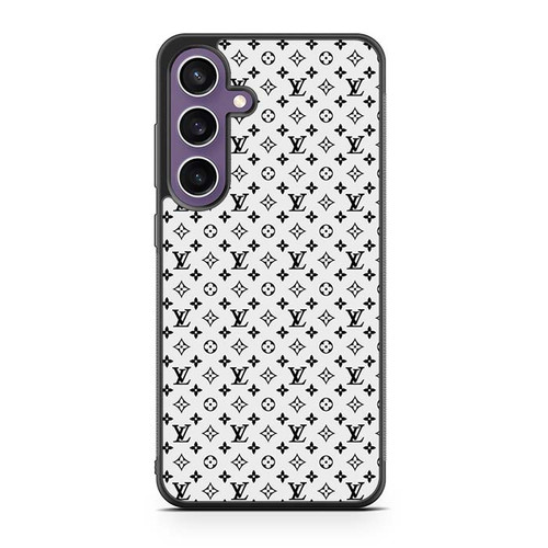 Louis Vuitton White Pattern Samsung Galaxy S23 Case