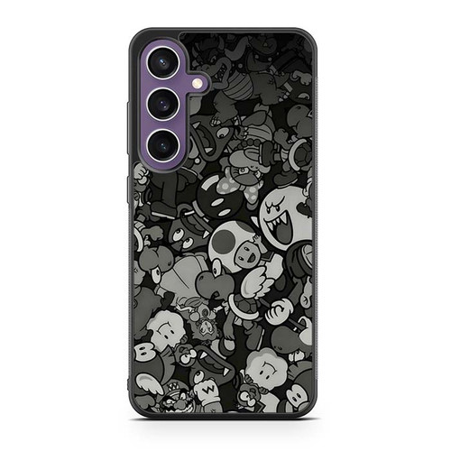 Mario Luigi Bowser Toad Boo and Wario Samsung Galaxy S23 Case