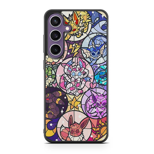 Pokemon Stained Glass Look Samsung Galaxy S23 Case