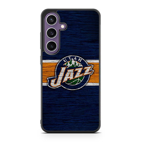 Utah Jazz Wooden Pattern Samsung Galaxy S23 Case