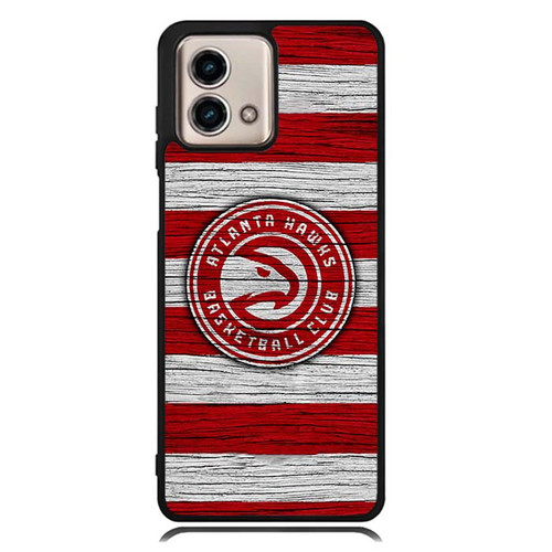 Atlanta Hawks Wooden Pattern Moto G Stylus 2023 Case