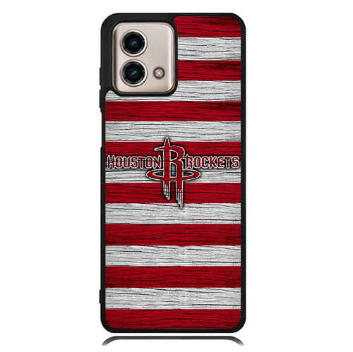 Houston Rockets Wooden Pattern Moto G Stylus 2023 Case