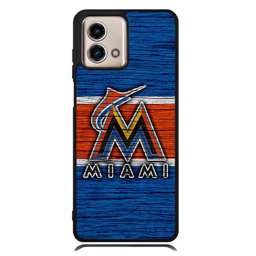 Miami Marlins Wooden Pattern Moto G Stylus 2023 Case