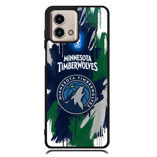Minnesota Timberwolves Wolf and North Moto G Stylus 2023 Case