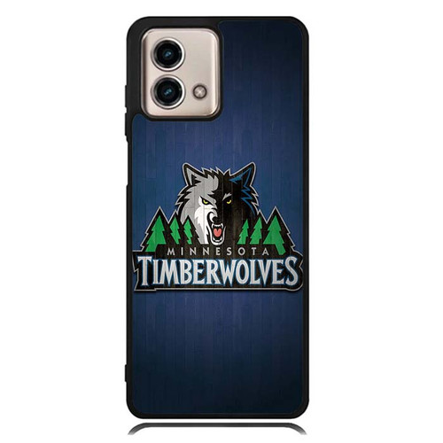 Minnesota Timberwolves Wooden Pattern Moto G Stylus 2023 Case