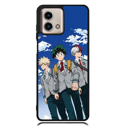 My Hero Academia Bakugo Midoriya and Todoroki Moto G Stylus 2023 Case
