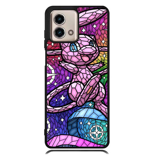 Pokemon Mew Stained Glass Pattern Moto G Stylus 2023 Case