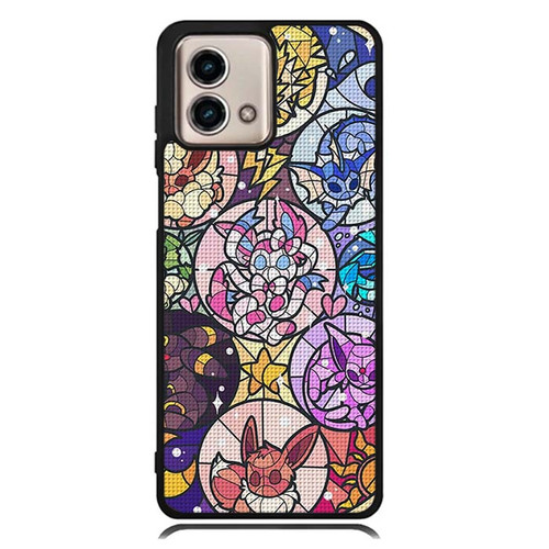Pokemon Stained Glass Look Moto G Stylus 2023 Case
