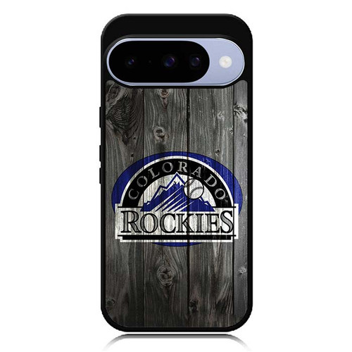 Colorado Rockies Wooden Pattern Google Pixel 10 Case
