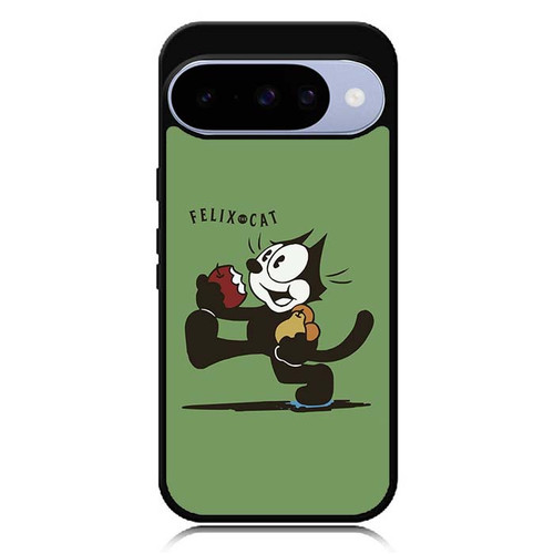 Felix The Cat Eat Apple Google Pixel 10 Case