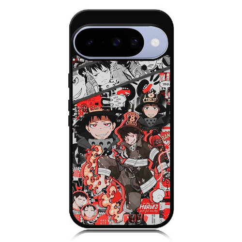 Fire Force Collage Shinra Kusakabe Google Pixel 10 Case