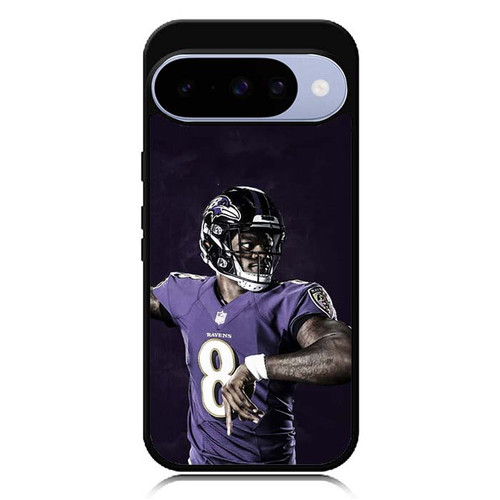 Lamar Jackson Baltimore Ravens 01 Google Pixel 10 Case