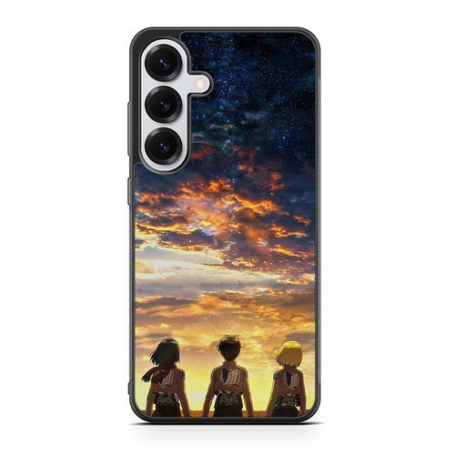 Attack on Titan Trio Samsung Galaxy S25 Case