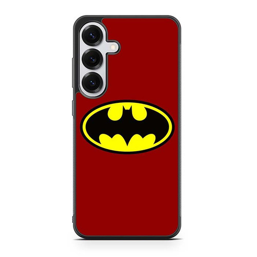 Batman Logo in Red Samsung Galaxy S25 Case