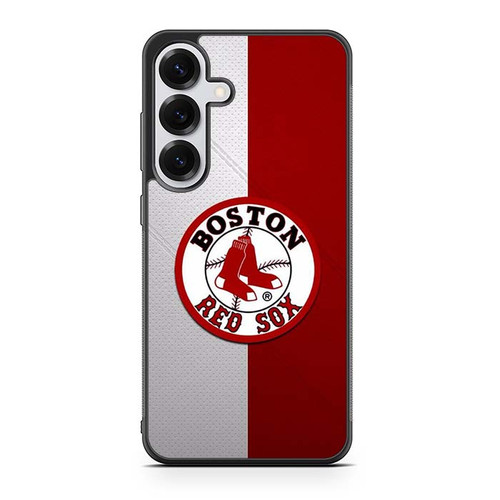Boston Red Sox Crimson Grid Samsung Galaxy S25 Case