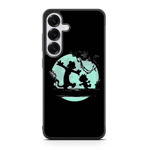 Calvin and Hobbes Play At Night Samsung Galaxy S25 Case