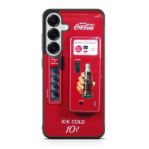Coca Cola Vending Mechine Ice Cold Samsung Galaxy S25 Case
