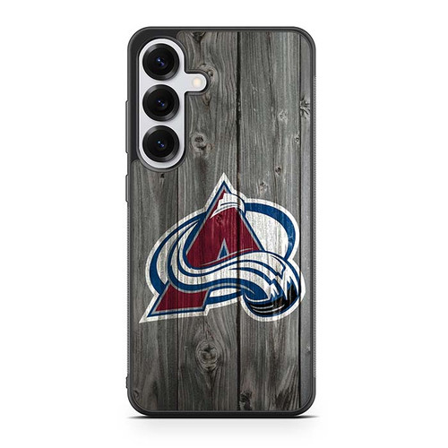 Colorado Avalanche Wooden Pattern Samsung Galaxy S25 Case