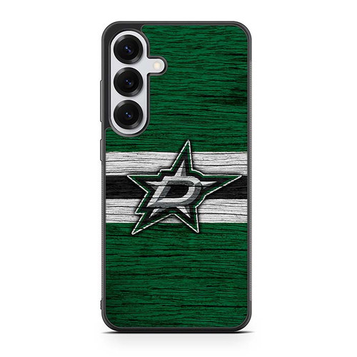 Dallas Stars Wooden Pattern Samsung Galaxy S25 Case