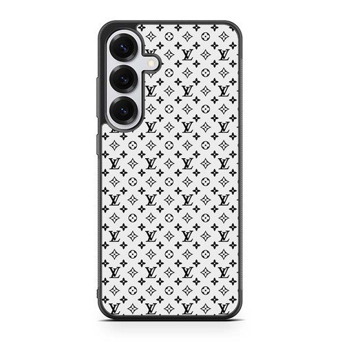 Louis Vuitton White Pattern Samsung Galaxy S25 Case