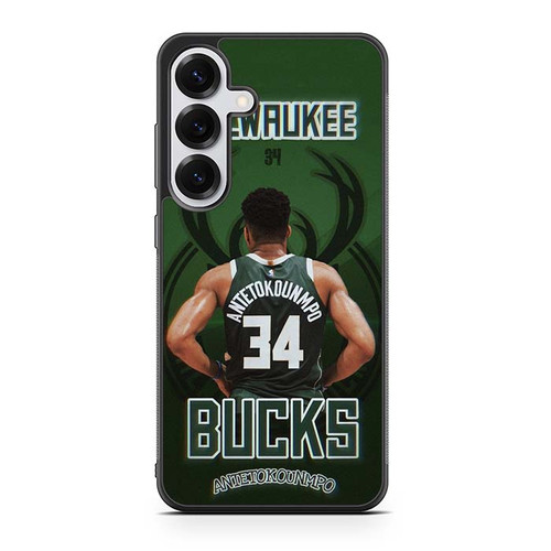Milwaukee Bucks Antetokounmpo 34 Samsung Galaxy S25 Case