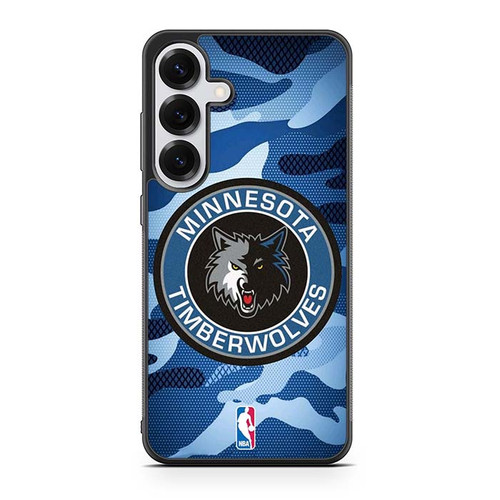 Minnesota Timberwolves Camo Samsung Galaxy S25 Case