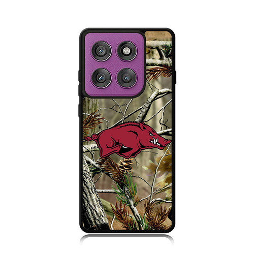 Arkansas Razorbacks Camo Motorola Moto G Power 5G 2025 Case