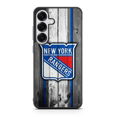 New York Rangers Wooden Pattern Samsung Galaxy S25 Case