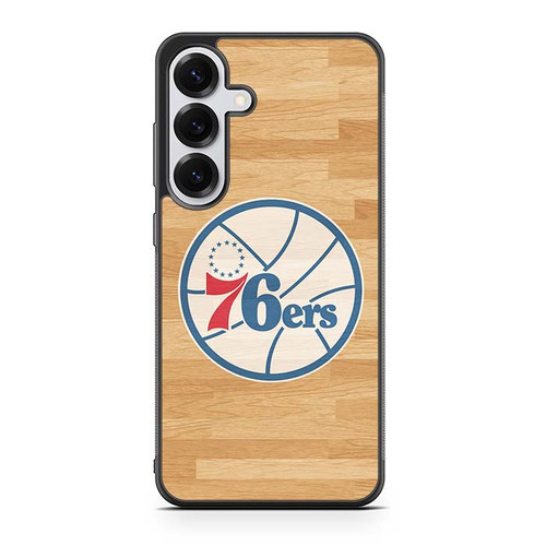Philadelphia 76ers Wooden Pattern Samsung Galaxy S25 Case