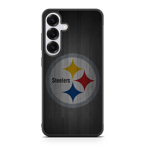 Pittsburgh Steelers Wooden Pattern Samsung Galaxy S25 Case