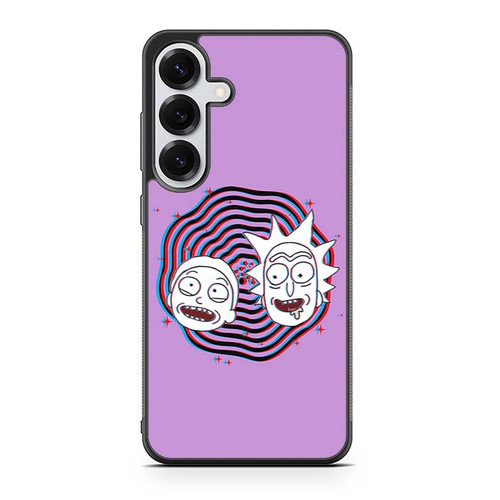 Rick and Morty Anaglyph Abyss Samsung Galaxy S25 Case