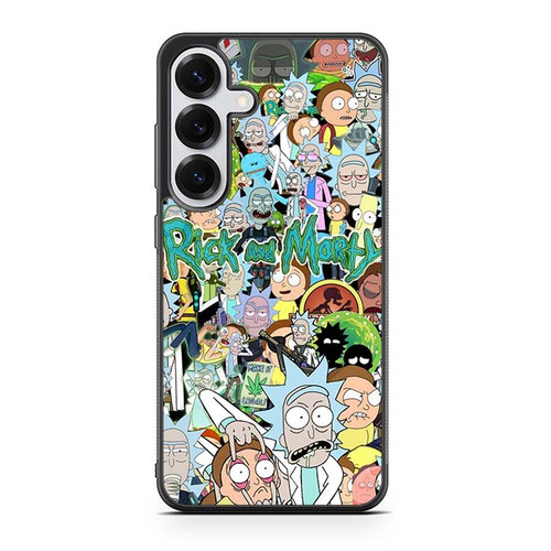 Rick And Morty Collage Samsung Galaxy S25 Case